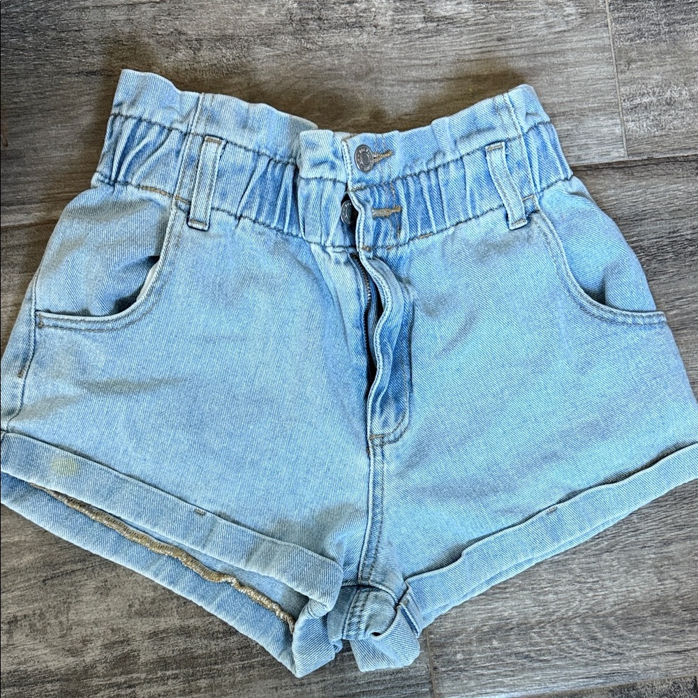 PacSun Sky Blue Denim Shorts